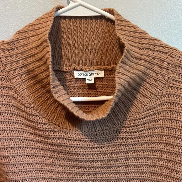 Cotton Candy LA women’s small / medium turtleneck sweater chunky knit comfy - Picture 3 of 4